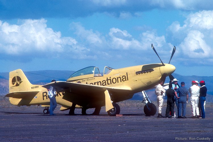 P-51 Old Yeller R.A Reno Air Races Bob Hoover 8" x 10" Photo 